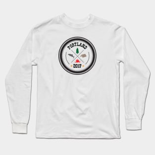 Portland Badge of Honor Long Sleeve T-Shirt